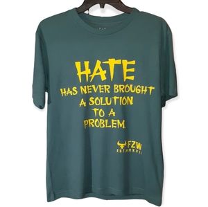 HATE has never brought a solution. (unisex)